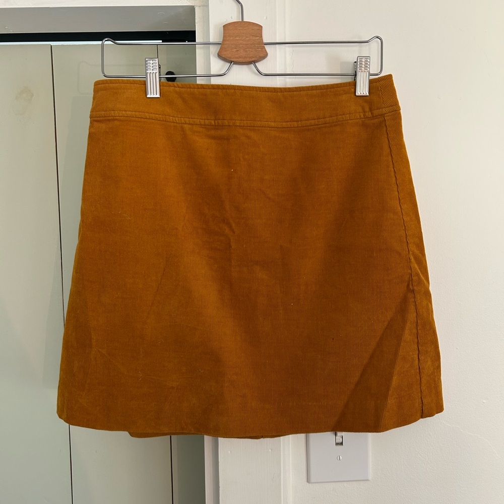 Corduroy Mini Skirt